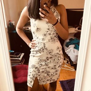 Misguided Floral Bodycon Dress